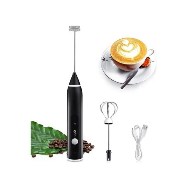 Batidora de café Milk Frother con espuma y batidora de huevos recargable EE. UU.