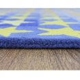 thumbnail image 4 of Rugsotic Carpets Hand Tufted Wool Eco-Friendly Area Rugs - 5'x7'6'', Rectangle, Blue Gold, Modern Contemporary Design, High Pile Handmade Anti Skid Rugs for Living Room, Bed Room (K03093), 4 of 6