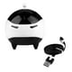 thumbnail image 3 of Caja de lentes de contacto Fugacal limpiador automático portátil USB estilo máscara de bola blanco, 3 of 6