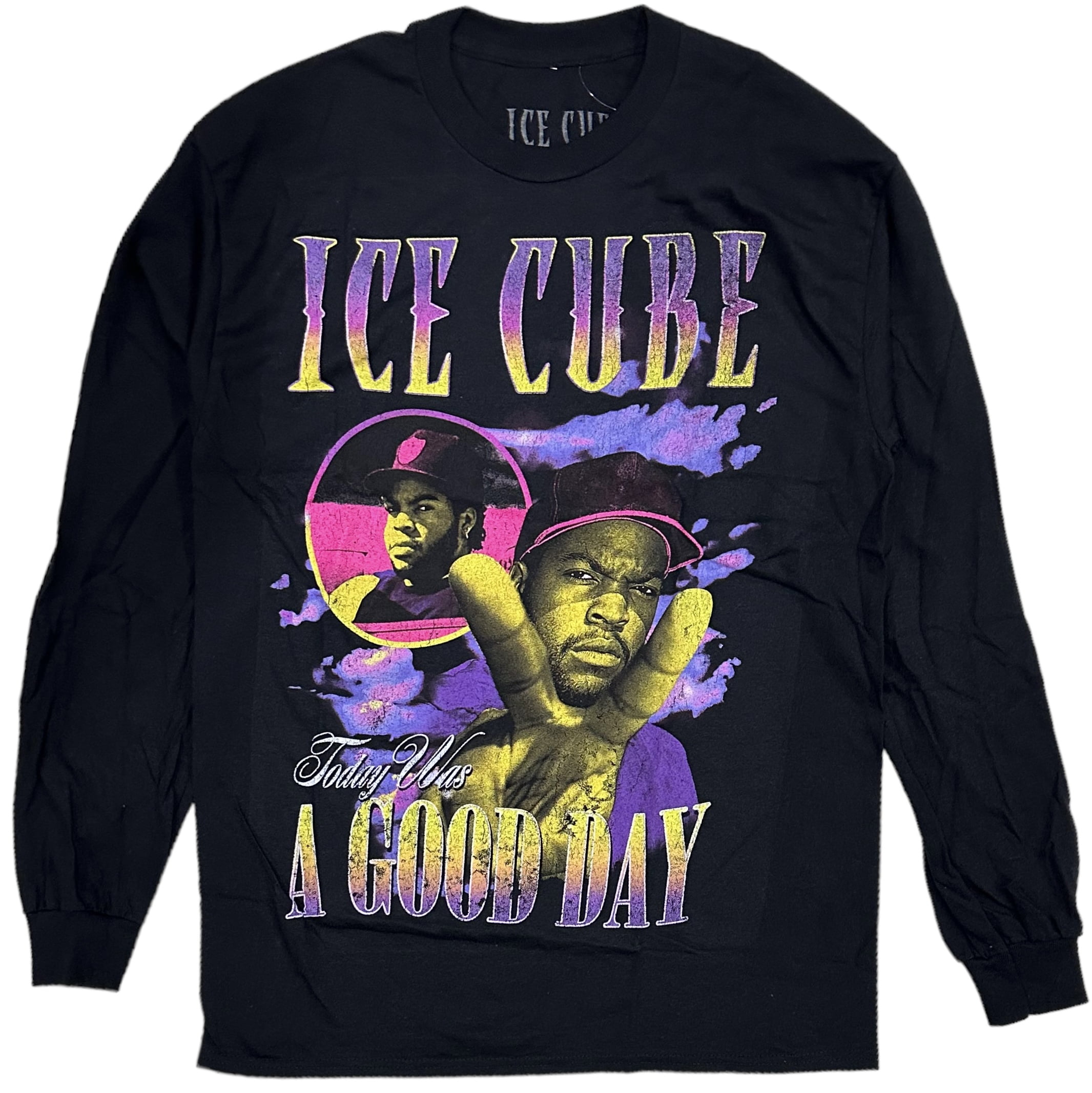 Ice Cube Men's Officially Licensed Today Was A Good Day Long Sleeve Tee