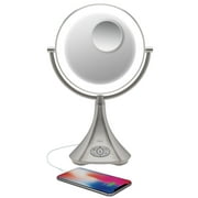 iHome LUX PRO - Rechargeable Vanity Speaker with Bluetooth, Speakerphone and USB Charging