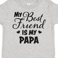 thumbnail image 4 of Inktastic My Best Friend is My Papa with Hearts Boys or Girls Toddler T-Shirt, 4 of 5