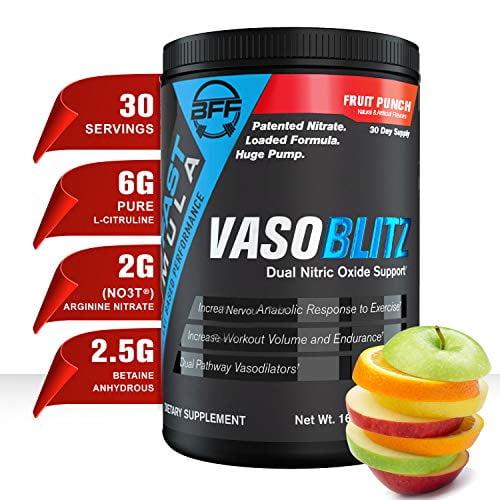 VASOBLITZ Award Winning Dual Nitric Oxide Pre Workout with