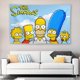 thumbnail image 1 of Tapiz decorativo para colgar en la pared 140 x 90 cm - Simpsons Anime, 1 of 1
