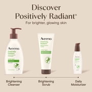 Aveeno Positively Radiant Brightening Cleanser, Soy Extract, 11 fl. oz