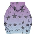 thumbnail image 4 of ShiShine Hoodies for Women Oversized Star Printed Sweatshirts Long Sleeve 2025 Fall Fashion Pullover Clothes, 4 of 5