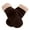 Coffee, variant on Women Fuzzy Pom Pom Mitten Winter Gloves Warm Thick Windproof Cold Weather Gloves for Daily Outdoor Casual Wear Light Gray One Size