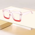 thumbnail image 4 of Oversized Blue Light Blocking Glasses for Men and Women Fashion Big Frame Glasses Fashion Clear Multi-Color Computer Eyewear, 4 of 4