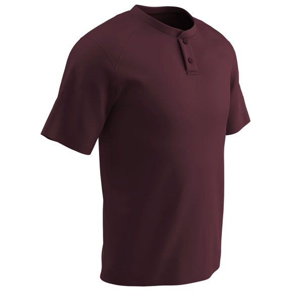 Champro Turn Two Youth Baseball Jersey (S, Navy)