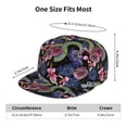 thumbnail image 6 of Uemuo Snake And Flower Pattern Women's Baseball Cap,Straight Brim Hat,Golf Dad Hat,Travel Hat,Sun Protection Cap,Everyday Accessory, 6 of 9