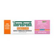 TheraBreath Sensitive Toothpaste, 24/7 Sensitivity Relief. SLS Free, Gentle Mint, 4 Oz