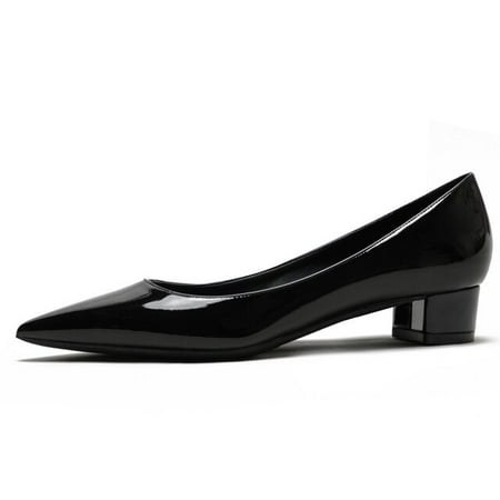 

YCNYCHCHY Elegant Pointed Toe Women Slingback Pumps Vintage Wine Red Bridal Wedding Shoes 3CM Low High Heels Party Prom Summer Shoes