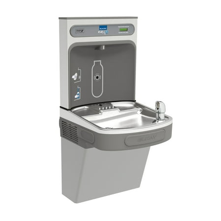 Elkay Ezsdwsvrlk Ezh2o Wall Mount Drinking Fountain And Bottle Filling Station