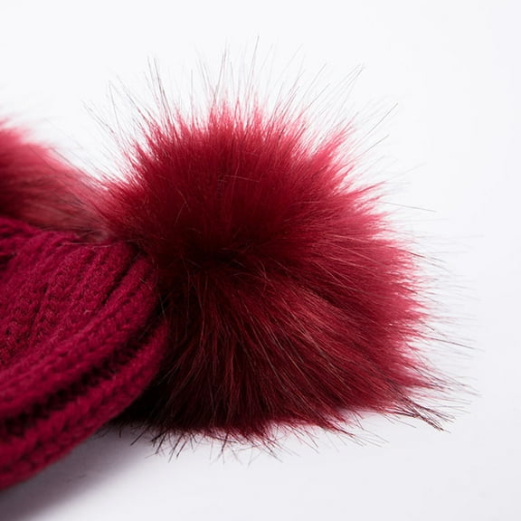 FRCOLOR Warm Hats for Women Chunky Knit Beanie Miss Newborn