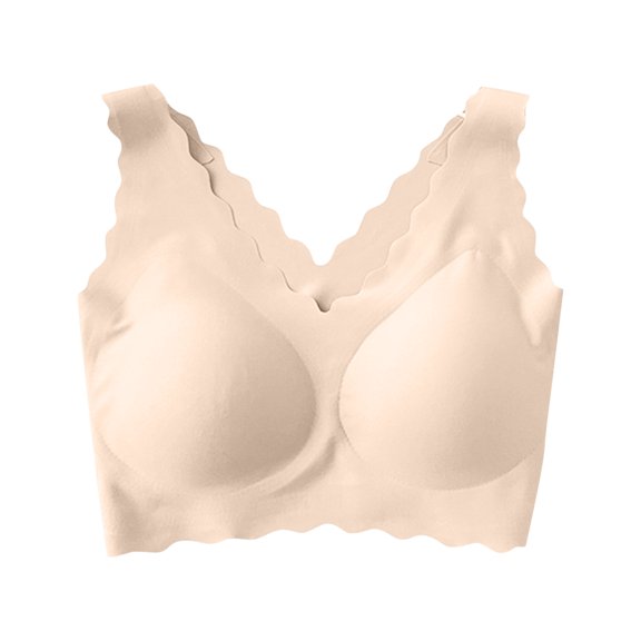 Tbopshirt Tbopshirt Wireless Sports Bras for Women Plus Size Clearance,Stretch Push-Up Womens Bras,Beauty Back Big Chest Small Sports Ice Silk Non-Underwire Comfort Bra,Up to 50% Off Fashion