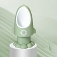 thumbnail image 3 of Orinal con forma de cohete para niños, orinal para bebés y niños, orinal ajustable para entrenamiento, orinal (verde claro), 3 of 6