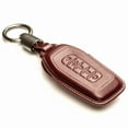 thumbnail image 2 of Vitodeco Superior 3D Luxury Leather Key Fob Cover Case Protector Compatible with Infiniti QX80, 5-Button, Tocora Red, 2 of 5