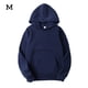thumbnail image 1 of Sudadera con capucha Sudadera con capucha unisex de algodón Sudadera con capucha que absorbe el sudor Sudadera con capucha, azul oscuro, M seitruly AP000776-24, 1 of 7
