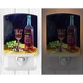 thumbnail image 2 of Red Wine Bottle and Glass Ceramic Night Light, 2 of 2