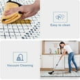 thumbnail image 4 of Anti Fatigue Kitchen Mat, 17.3"x29" Cushioned Kitchen Rug, Non Slip Waterproof Kitchen Floor Mat, Geometric Comfort Standing Mat for Laundry, Office, Sink, Desk Blue and White, 4 of 6