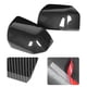 thumbnail image 4 of Rearview Mirror Trim, ABS Sturdy Wing Mirror Frame, Car Exterior Trim Fit For Ford F150 2015-2020 Car Accessory ANGGREK Grano de fibra de carbono, 4 of 8