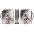thumbnail image 3 of Xixirimido Japanese Dragon Cherry Blossom Print Quilted Bible Cover Bible Case for Women, Large Bible Carrying Case with Handle, Bible Study Supplies & Christian Gift for Men, 3 of 7
