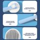 thumbnail image 5 of 250 Massage Points Pet Comb Waterproof Pet Grooming Needle Comb Cat Dog Supplies, 5 of 5