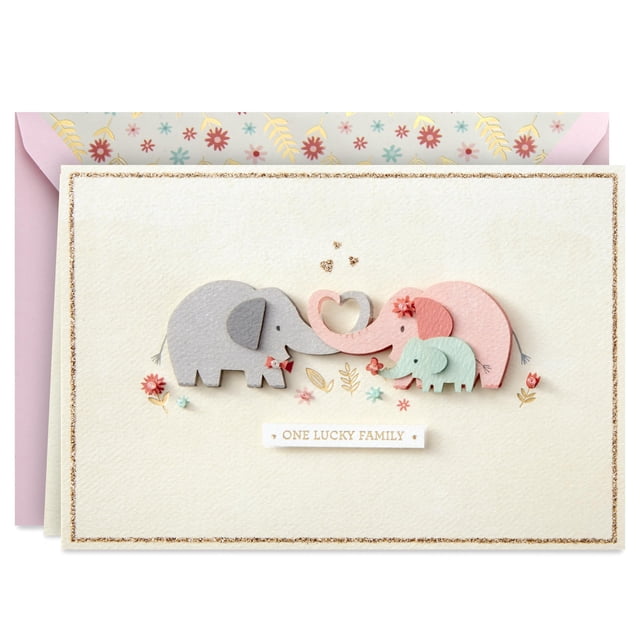Tarjeta para el Día de la Madre Hallmark Signature Lucky Family 13 x 18 cm