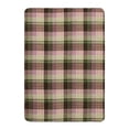 thumbnail image 6 of Better Homes & Gardens Plaid Reversible Faux Wool to Faux Fur Oversized Couch Throw Blanket, Violet, 50 x 72 in, 6 of 6