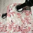 thumbnail image 3 of Ambesonne Floral Grommet Curtain, Pastel Florets, 50" x 96", Beige Coral Maroon, 3 of 6