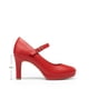 thumbnail image 2 of Zapatos de Tacón Mary Jane para Mujer DREAM PAIRS en Cuero Vegano Rojo Talla 9.5, 2 of 9