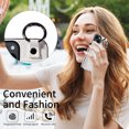 thumbnail image 5 of iPhone 14 Case ,Card Slots Leather Wrist Strap Phone Cover for iPhone 14, 5 of 5
