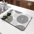 thumbnail image 3 of Floral Burst Style Dish Drying Mats Absorbent Quick Drying Dish Mat Machine Washable for Kitchen Drying Mat, Coffee Maker Mat 23.5''''x15.5'''', 3 of 6