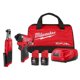 thumbnail image 1 of Kit de amortiguadores de impacto Milwaukee M12 Fuel, 1/4 pulgadas, HEX, con trinquete de 3/8 pulgadas, 1 of 1