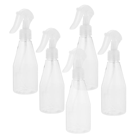 WHAMVOX 5Pcs Pump Spray Bottle Plastic Transparent for Window Cleaning at Travel