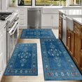 thumbnail image 6 of Kitchen Rugs Sets of 3 Non Slip Washable Kitchen Mats for Floor, Waterproof Kitchen Runner Rug, Floor Mat Carpet for Entryway, Laundry, Sink, Hallway, Bathroom, 6 of 12