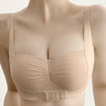 thumbnail image 2 of Bigersell Everyday Bras Upgrade Comfortable Without Underwire Bra Mastectomy Bra Style F-1007 Coffee L, 2 of 6