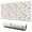 Cat Floral Insect, variant on 35.4x15.7 Inch Gaming Mouse Pad, Non-Slip Stitched Rubber Desk Mat for Desktop & Laptop,Cat Floral Kitten White Pattern