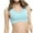 Light Blue bras, variant on Pimelu Bras for Women Wireless Bras Womens Lace Bralettes Plus Size Comfort Lightly Lined Wireless Sports Bras Ladies Seniors Compression Push up Bra Underwear