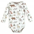 thumbnail image 4 of Hudson Baby Cotton Long-Sleeve Bodysuits, 5-Pack, Newborn- 24 Months, 4 of 7