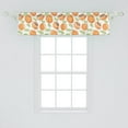 thumbnail image 2 of Ambesonne Apricot Window Valance, Watercolor Sketch Fruit, 54" X 12", Pistachio Green Apricot, 2 of 3