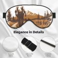 thumbnail image 3 of Uemuo Western Cowboy Countryside Pattern Sleep Eye Mask - Light Blocking Sleep Mask Blocking Out Light Perfectly, Soft and Comfortable Night Eye Mask, Eye Blinder, 3 of 7