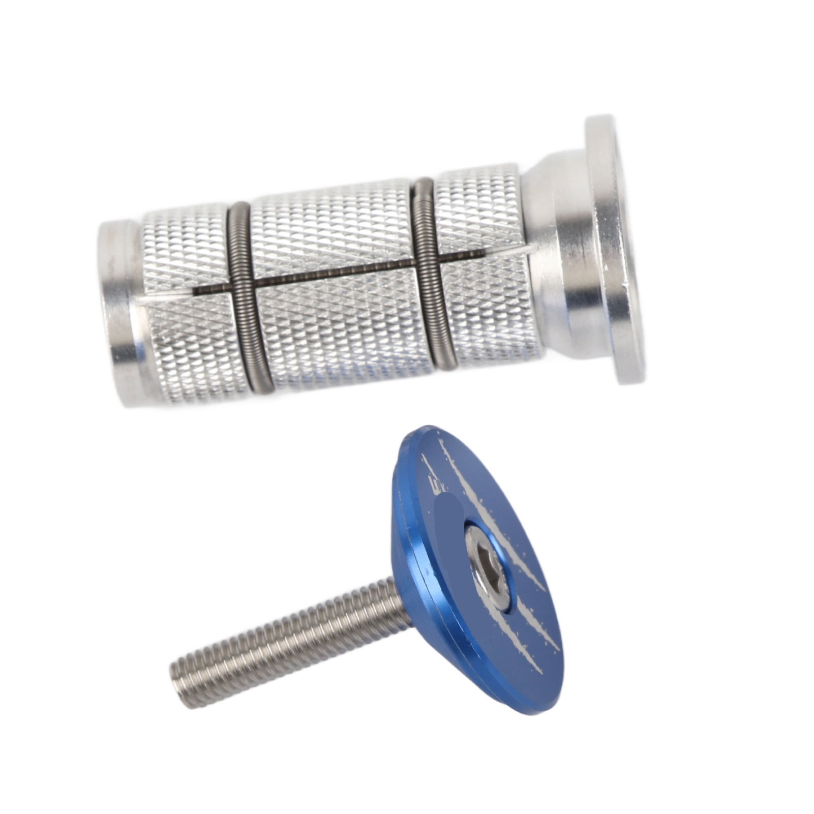 Compression Plug,Headset Expander Top Cap Star Nut Plug Bolt Stem Expanding  Nut BoltThread CNC Knurling Reusable Texture for Carbon Fiber Front Forks