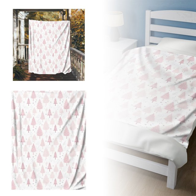 Manta Navideña Para Navidad Manta De Invierno Manta Suave Informal Manta Cálida Para La Siesta En El Dormitorio Accesorios Para El Dormitorio Del Hogar Manta (70 X 100 Cm)