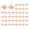 thumbnail image 1 of Uxcell 50 Pcs Charm de Abeja de Aleación, Oro Rosa, 0.6 x 0.8 Pulgadas, 1 of 3