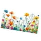 thumbnail image 5 of Pegatina de vidrio decorativa con diseño de flores multicolor, elegante calcomanía para ventana, para sala de estar, dormitorio y baño., 5 of 8