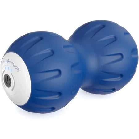 MedMassager Medvibe Max Peanut Double Ball Vibrating Massager, Cordless Vibration Roller for Mobility, Acupoint and Deep Tissue Trigger Point Massage