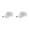 thumbnail image 2 of VONKY Sporty And Comfortable Baseball Cap For Wear Breathable Universal Baseball Cap white 2Set, 2 of 6