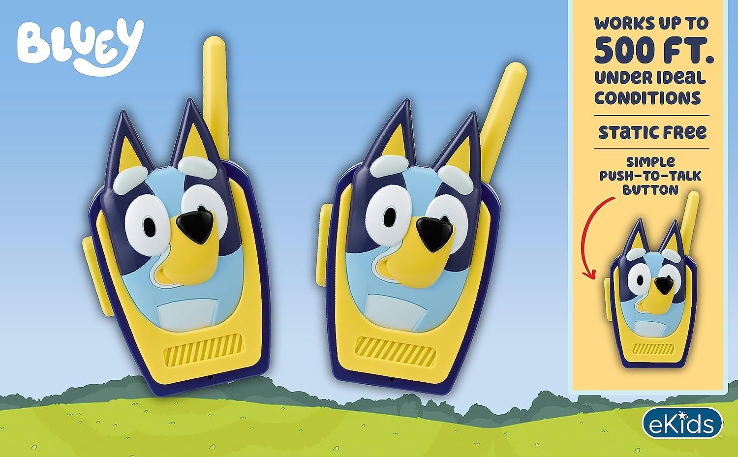 Bluey Walkie Talkies with Extended Range photo 3