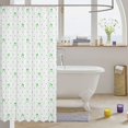 thumbnail image 3 of Manfei Green Princess Bowknot Shower Curtain 72Wx78L,Fashion Bow Tie Bath Curtain, 3 of 5